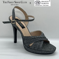 Franco Martini Ladies Women Adjustable Buckle High heel platform Classic Slip-On Peep Toe Dinner/Wed