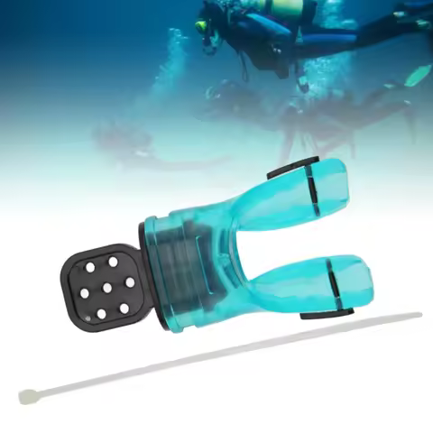 TOOKE Thermoplastic Mouthpiece Diving Snorkel Second Stage Regulator Bite MouthpieceMountain Green