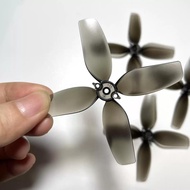 76mm 4‑Blade Propeller Blades A/B Set Semi‑Transparent Smoke CW CCW Replacement Spare Parts for S156