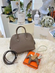 Hermes mini bolide 大象灰銀