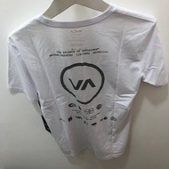 Original RVCA men's t-shirt, RVca symbol stack short sleeve tee white