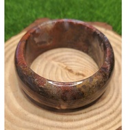 Red Moss Agate Hard Bangle