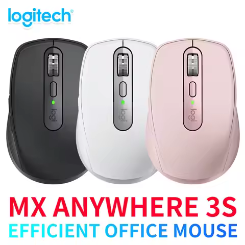 Logitech MX Anywhere 3S Silent Bluetooth Wireless Mouse Charging MAC Laptop Desktop Computer Office 