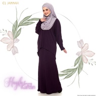 Hayfa Kurung Kaftan Royal Purple Kurung Kaftan Moden Plus Size Kurung Fishtail Baju Kurung Moden Roy