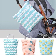 Baby Diaper Storage Bag Portable Waterproof Diaper Handbags Diapers Storage Kit Large Space Cute