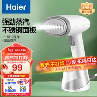 海尔（haier）手持挂烫机家用 迷你小型蒸汽熨斗  便携式烫斗 旅行熨衣机  HY-GW2502W