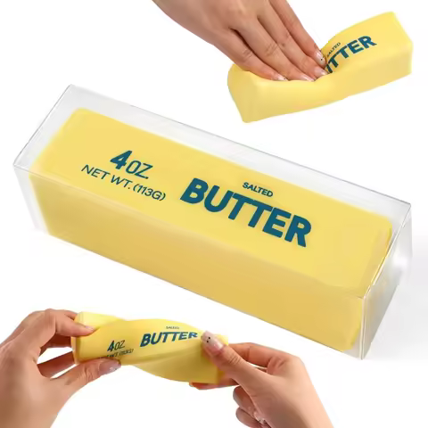 1PC Slow Rising Squishy Toys Butter Squishy, Giant Squishies Butter 4 OZ, Jumbo Slow Rising Squeeze 