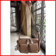 ✿ ☃ ❁ The house of little bunny brick pu bag mall pull out leather shoulder and sling bag (no box)
