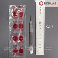 Pakistani surgical scalpel handle No. 3 4 7, used in laboratory labs, VAT included