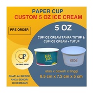 Custom Printing Paper Cup Ice Cream 5 Oz Custom Screen Printed Paper Cup Ice Cream 5 Oz Ice Cream Cu