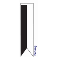 Bendera Pahang : 2’x8’