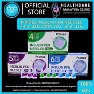 #KlinikKita| Primes Insulin Pen Needles 4mm 32G | 5mm 31G | 6mm 31G  Jarum Suntik Insugen Dermarolle