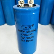 CAP 300MFD450V.AC MOTOR STARTING CAPACITOR LMG(1 Piece) New Product Full Quality 1 Size 4.5x10cm.