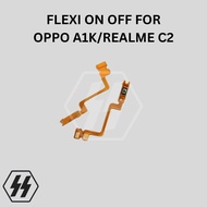 TOMBOL Flexible Power + Volume Button Oppo A1K/Realme C2 Flexible Cable On Off Button Power Switch