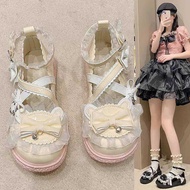 Lolita Leather Shoes - Preppy Elevated Style for Women