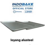 Indobake Loyang Alusteel - Loyang Oven Bread Kue Kering Kuker Size 46 x 72 cm