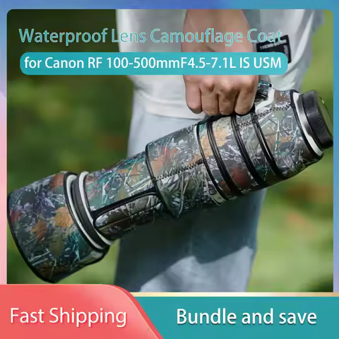RF100500 Protective Sleeve Case For Canon RF 100-500mmF4.5-7.1L IS USM Rain Cover RF100 500 Case Wat