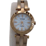 CITIZEN Womens Watch Quartz Analog Stainless Steel White Gold SS GN-0-S-9 Direct from Japan Secondha