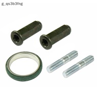 GQS Motorcycle Exhaust Studs Nuts Gasket Set Fit for GY6 50cc 125cc 150cc QMB139 PH