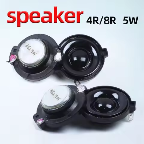2PCS4Ohm8Ohm 5W 31mm HiFi Tweeter Full Range Treble Speakers Crossover Box Speaker For Car Home Audi
