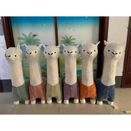 Alpaca Stool Living Room Decoration Home Accessory Alpaca Plush Stool Seat Shoe Changing Stool Gift