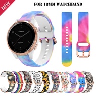 18mm Silicone Watch band Strap For Garmin Vivoactive 3S 4S Venu 2S/Active S/Garmin Rey Watch Wristband Loop Band Wrist Straps Bracelet