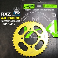 AJI RACING RXZ HARDEN REAR SPROCKET 428 GOLD (32T-41T)