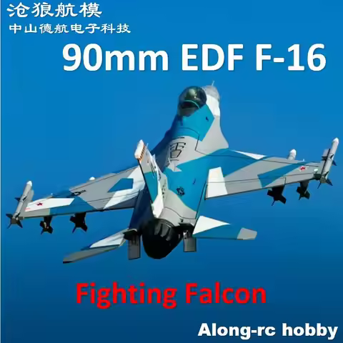 Freewing F-16 F16 V2 Fighting Falcon 90mm EDF Jet 6S 8S PNP Kit+servo Retractable Landing Gear EPO P