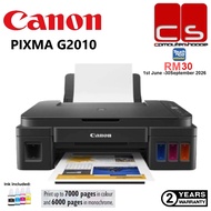 Canon PIXMA G2010 Refillable Ink Tank All-In-One Inkjet Printer(PRINT/SCAN/COPY) TNG RM30 (Redeem Co