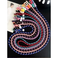 handphone sling strap handphone strap Handmade Braided Color Mobile Phone Lanyard Crossbody Rectable