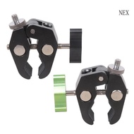 NEX Heavy Duty Aluminum Alloy Crabs Clamp With 1 4 3 8 Thread For Camera Lighting Accessories