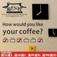 Shop Window Glass Wall Wall Stickers Cafe Bar Kitchen Refrigerator Cabinet Stickers W-089 Your Coffe