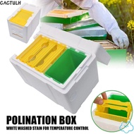CACTULH Beekeeper Garden Pollination Box, Box Bee Mating Box Foam Bee Hive Box Queen Bee Breeding Bo