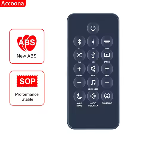 BT-0520 BT0520 Replacement Remote Control fit for JBL Bar Studio 2.0 Channel Soundbar Stereo Soundba