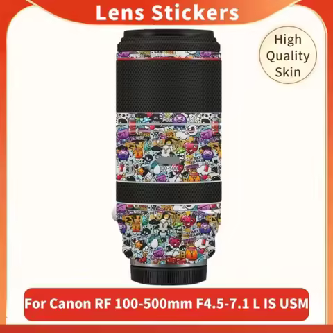 For Canon RF 100-500mm F4.5-7.1 L IS USM Anti-Scratch Camera Lens Sticker Coat Wrap Protective Film 