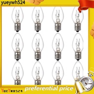 yueywh15 Watt  Salt Lamp Bulbs, 12Pack Dimmable Night Light Bulbs with E12 Base, for  Lamp