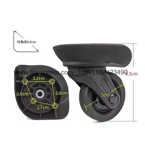 Travel suitcase HL C-F1370 universal wheel parts replacement wheel Lojel luggage box wheel repair