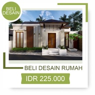 DESAIN RUMAH MINIMALIS TROPIS 9x7 METER 1 LANTAI- DESAININ RUMAH