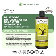Dr Woods Castile Soap32oz Tea Tree shea for normal to oily skin sabun