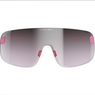POC ELICIT SUNGLASSES WITH VIOLET/SILVER MIRROR LENS - ACTINIUM PINK TRANSLUCENT AUTHENTIC