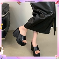 Wedge Heels Square Toe  Slippers Women 35-39