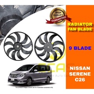 FAN BLADE - NISSAN SERENA C26 / MOTOR KIPAS NISSAN SERENA C26 ( 9 BLADE )
