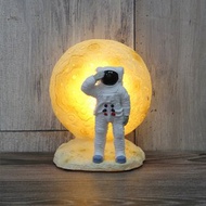 日本Magnets桌上太空人敬禮造型LED小夜燈/情境氣氛燈