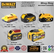 Dewalt [ XR Lithium Ion FlexVolt ] 18V / 54V MAX 6.0Ah Battery - Model DCB546 / DCB546DJ