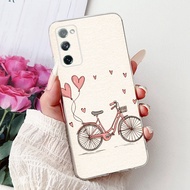 เคส Samsung Galaxy S20 FE รุ่นพัดลม S20ฝาครอบพิมพ์ภาพสุดหรูซิลิโคนนิ่มเคสโทรศัพท์สำหรับ Samsung S20ก