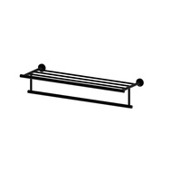 TOTO 黑色毛巾架 Combination Towel Shelf & Towel Bar TX726AES#MB