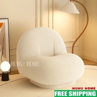 Sofa Iuencer Ins Lamb Fleece Household Balcony Single Sydney Leisure Chair HUHU HOME UHOK