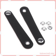 [lzdxwcke2] 1Pair Bellows Holder Strap Accordion Bellows Spare Parts Straps, Black