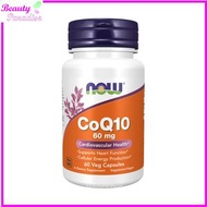 NOW Foods - 輔酶 Q10 60 毫克 60 粒素食膠囊 [香港行貨] 此日期前最佳:2029年05月31日