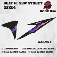 Sticker Striping BEAT fi New 2024 graphic g36 - Sticker Decal transparent uv BEAT fi 2024 graphic g3